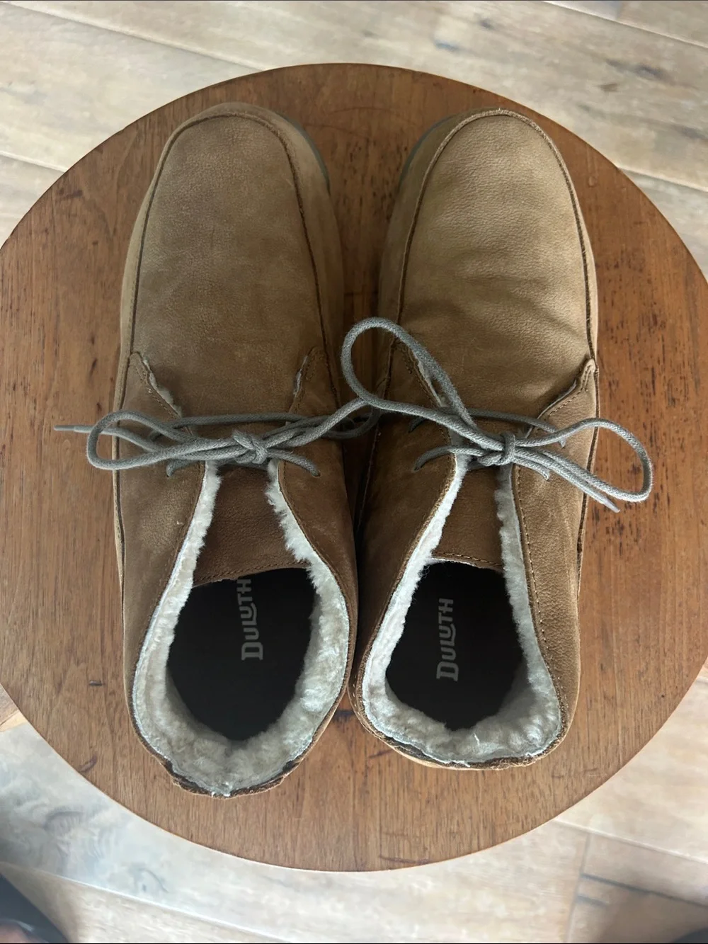 Duluth Trading Co suede chukka
